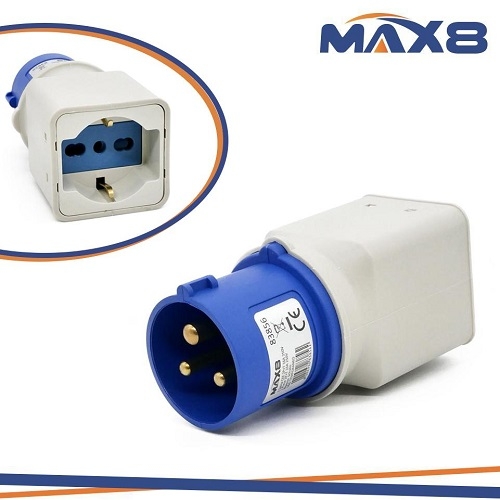 Adattatore 1 Spina CEE - 1...